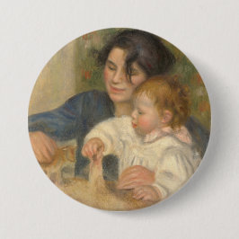Gabrielle en Jean (van Pierre-Auguste Renoir) Ronde Button 7,6 Cm