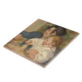 Gabrielle en Jean (van Pierre-Auguste Renoir) Tegeltje (Zijkant)