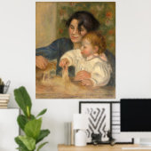 Gabrielle et Jean van Pierre-auguste Renoir Poster (Thuiskantoor)