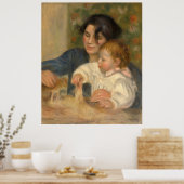 Gabrielle et Jean van Pierre-auguste Renoir Poster (Keuken)