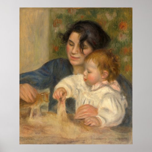Gabrielle et Jean van Pierre-auguste Renoir Poster (Voorkant)