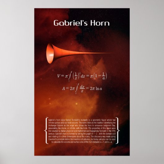 Gabriel's Horn Poster (Voorkant)