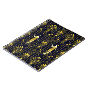 Gabsy goud en zwart decoratief patroon notitieboek