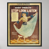 Gaby Deslys stoppen! Kijk! Luister!  Songbook C Poster (Voorkant)