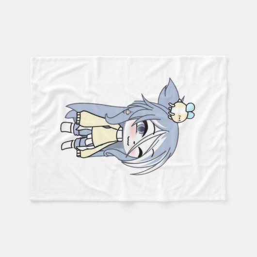 gacha, gachalife, gachaclub, spel, anime, schattig fleece deken (Voorkant (Horizontaal))