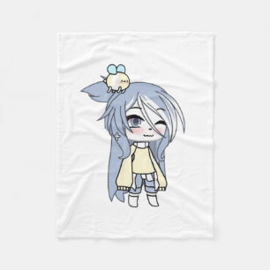 gacha, gachalife, gachaclub, spel, anime, schattig fleece deken