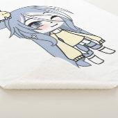 gacha, gachalife, gachaclub, spel, anime, schattig sherpa deken (3/4)