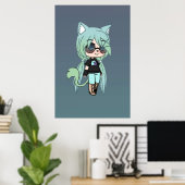 Gacha Life serie Chloe the Tomboy Poster (Thuiskantoor)