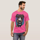 Gacha Life Series - Karin De Vreemde Gothic Meisje T-shirt (Voorkant volledig)