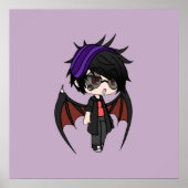 Gacha Life Series Karl Chibi Vampire Boy Poster (Voorkant)