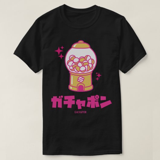 Gachapon Capsule Speelgoed Machine T-shirt (Design voorkant)