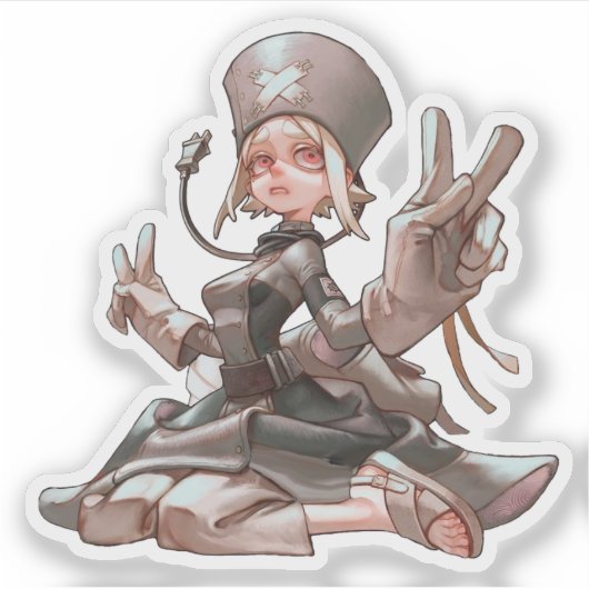 Gachiakita Eisha Sticker (Voorkant)