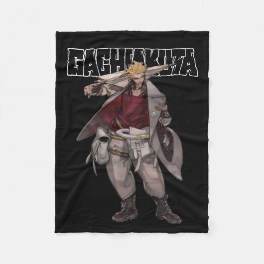 Gachiakuta Enjin Dekken Fleece Deken (Voorkant)