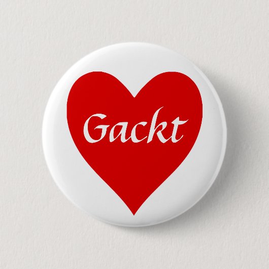 Gackt Ronde Button 5,7 Cm (Voorkant)