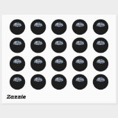 Gad (blauw) Sticker normaliseren (Vel)
