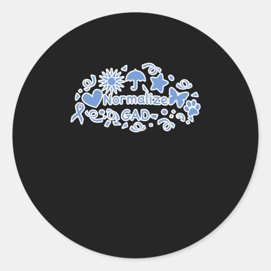 Gad (blauw) Sticker normaliseren (Voorkant)