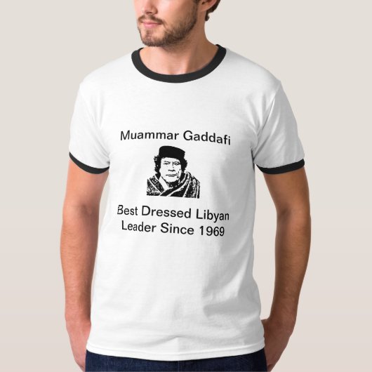 Gadafi, Muammar Kaddafi, Beste Libische Le.. T-shirt (Voorkant)