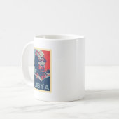 Gaddafi - Libië Koffiemok (Voorkant links)