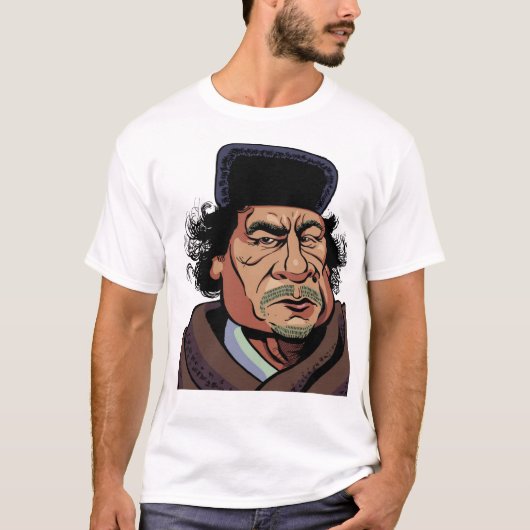 gaddafi libya t-shirt (Voorkant)
