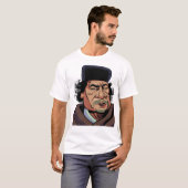 gaddafi libya t-shirt (Voorkant volledig)
