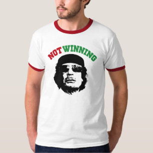 Gaddafi wint niet t-shirt