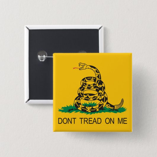 gadden vierkante button 5,1 cm (Voorkant /achterkant)