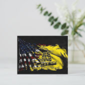 gaddenvlag - vrijheid of dood briefkaart (Staand voorkant)