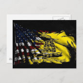 gaddenvlag - vrijheid of dood briefkaart (Voorkant / Achterkant)