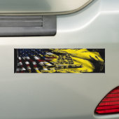 gaddenvlag - vrijheid of dood bumpersticker (Op auto)