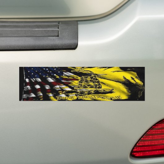 gaddenvlag - vrijheid of dood bumpersticker (Op auto)