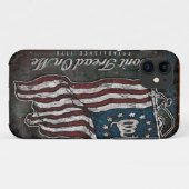 gaddenvlag - vrijheid of dood Case-Mate iPhone case (Achterkant (horizontaal))