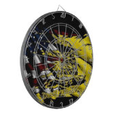 gaddenvlag - vrijheid of dood dartbord (Voorkant Links)