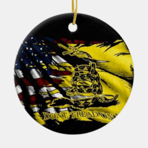 gaddenvlag - vrijheid of dood keramisch ornament