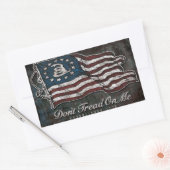 gaddenvlag - vrijheid of dood rechthoekige sticker (Envelop)