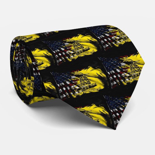 gaddenvlag - vrijheid of dood stropdas (Opgerold)