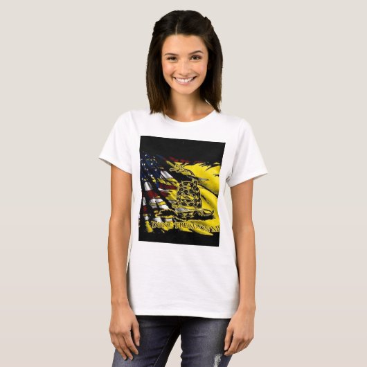 gaddenvlag - vrijheid of dood t-shirt (Voorkant volledig)