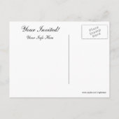  gade-gade-uitnodigt uitnodiging briefkaart (Achterkant)