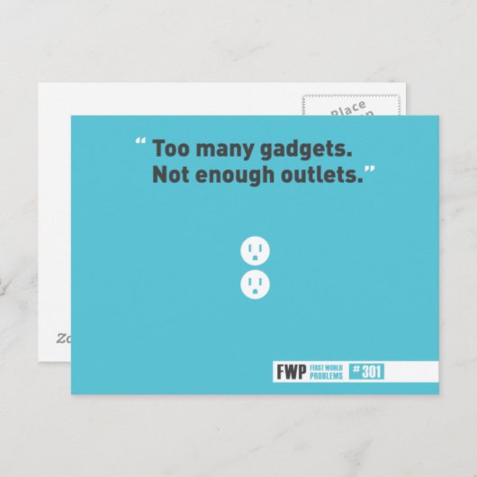 Gadgets Briefkaart (Voorkant / Achterkant)