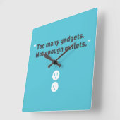 Gadgets Vierkante Klok (Hoek)