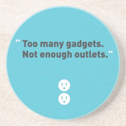 Gadgets Zandsteen Onderzetter (Voorkant)