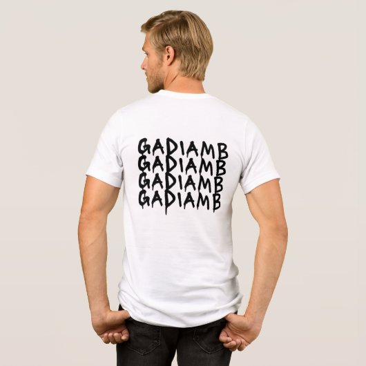 Gadiamb Tri-Blend Shirt (Achterkant volledig)