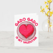 Gado Gado Is My Valentine Indonesian Salad Vegetar Kaart (Gele Bloem)