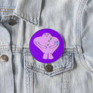 Gadol de Golem Ronde Button 7,6 Cm