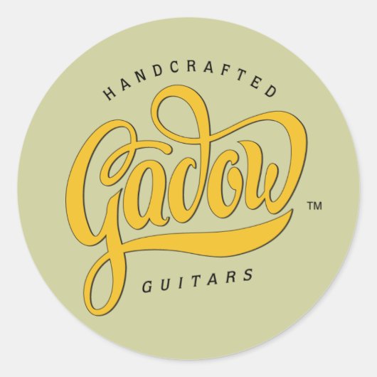 Gadow 3" logo Sticker (Voorkant)