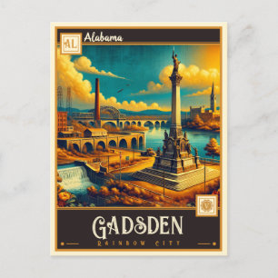 Gadsden, Alabama    Briefkaart