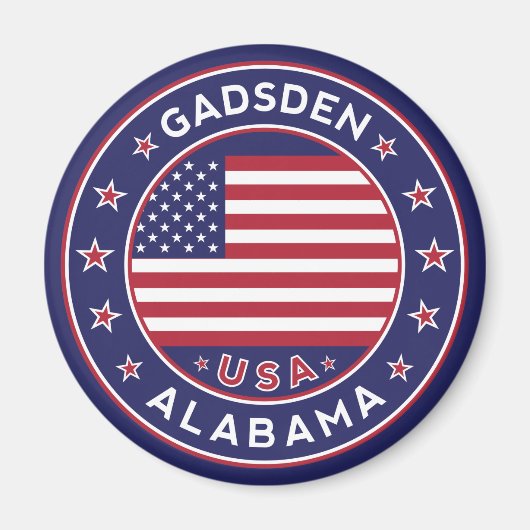 Gadsden, Alabama Magneet (Voorkant)