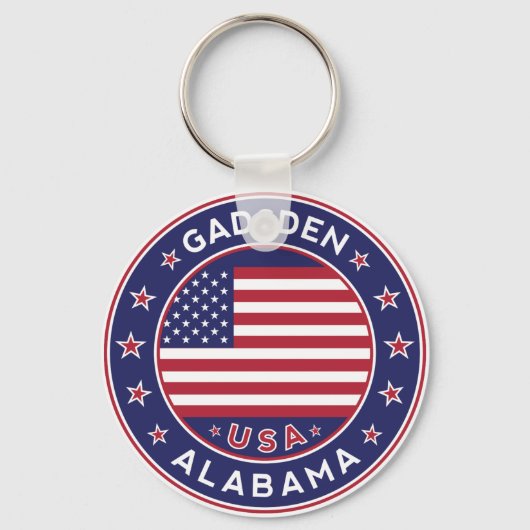 Gadsden, Alabama Sleutelhanger (Voorkant)