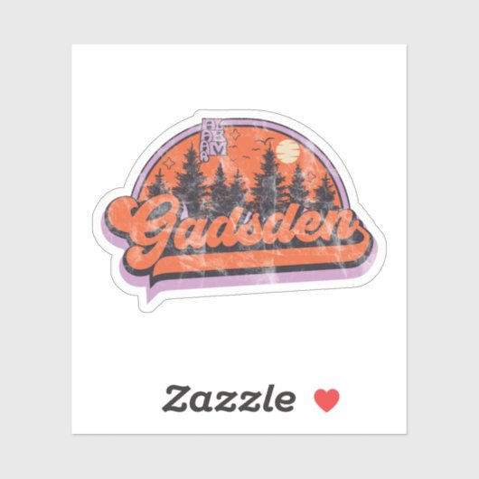 Gadsden, Alabama Sticker (Vel)