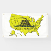 Gadsden America Banner (Horizontaal)