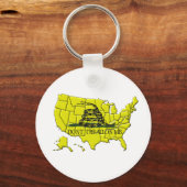 Gadsden America Sleutelhanger (Voorkant)